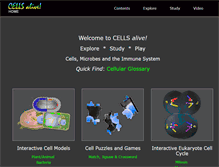 Tablet Screenshot of cellsalive.com